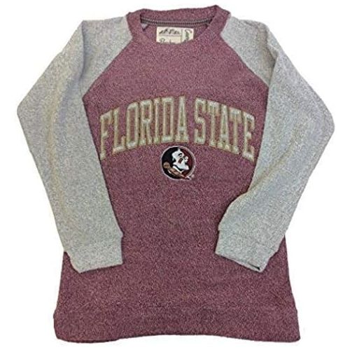  Pressbox Florida State Seminoles Heidi Terrycloth Raglan Pullover