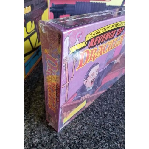  Vintage Dracula Factory Sealed Game by Pressman - Revenge of Dracula - 1991