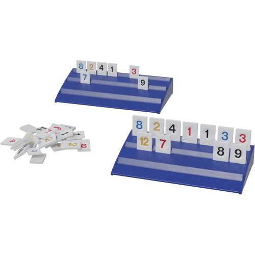  Rummikub Six Player Edition - The Classic Rummy Tile Game - More Tiles and More Players for More Fun! by Pressman , Blue & Rummikub by Pressman - Classic Edition - The Original Rum