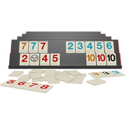  Rummikub Premium Edition by Pressman, Silver & Six Player Edition - The Classic Rummy Tile Game - More Tiles and More Players for More Fun! by Pressman , Blue