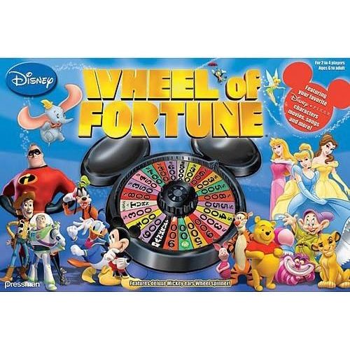  Pressman Disney Wheel of Fortune