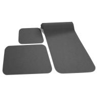 Prest-O-Fit 5-0266 Steel Gray Decorian RV Rug (3 Piece)