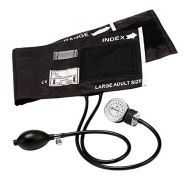 Prestige Medical Premium Large Adult Aneroid Sphygmomanometer Color: Black