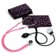 Prestige Medical A2-prb Sprague/Sphygmomanometer Kit with Carrying Case Pink Ribbon Black