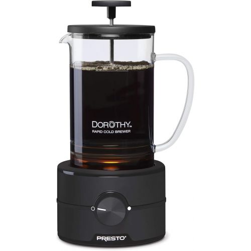  Presto 02937 Dorothy Electric Rapid Cold Brewer - Cold brew at home in 15 minutes - No more waiting 12 to 24 hours.