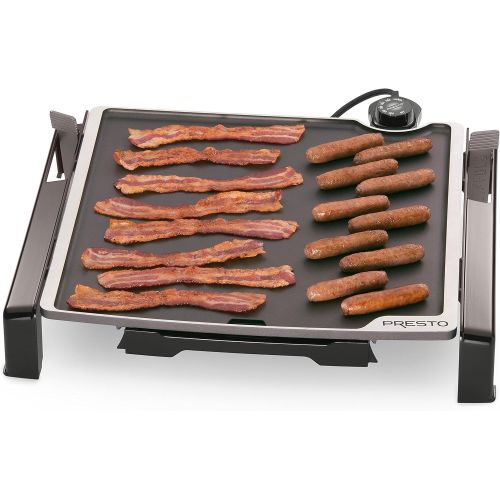  Presto 07071 15-inch Electric Tilt-n-fold Griddle, Black: Kitchen & Dining