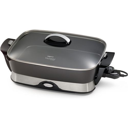  [아마존베스트]Presto 06857 16-inch Electric Foldaway Skillet, Black