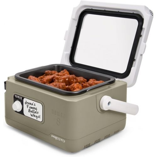  [아마존베스트]Presto 06012 Nomad 8-quart Traveling Slow Cooker, Tan