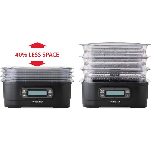  [아마존베스트]National Presto Dehydro Digital Electric Food Presto Dehydrator, Up to 12 Trays, Black