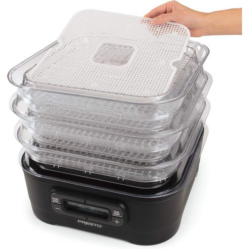  [아마존베스트]National Presto Dehydro Digital Electric Food Presto Dehydrator, Up to 12 Trays, Black