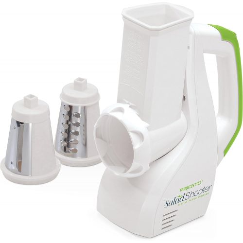  [아마존베스트]Presto Salad Shooter Electric Slicer/Shredder,White