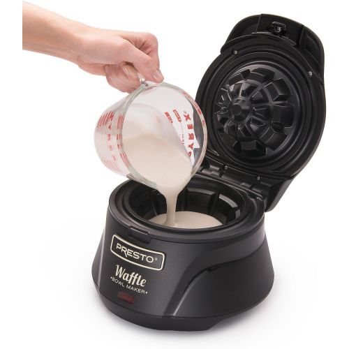  [아마존베스트]Presto 03500 Belgian Waffle Bowl Maker,Black