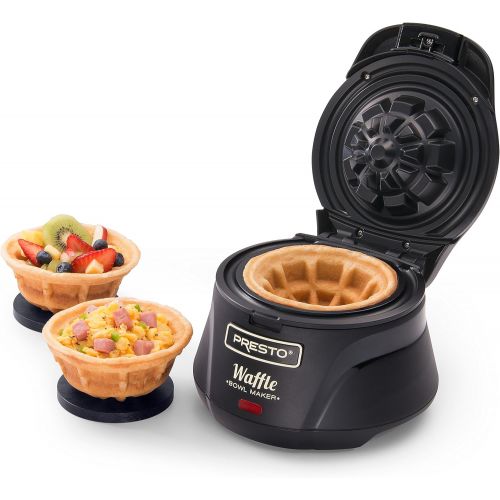  [아마존베스트]Presto 03500 Belgian Waffle Bowl Maker,Black