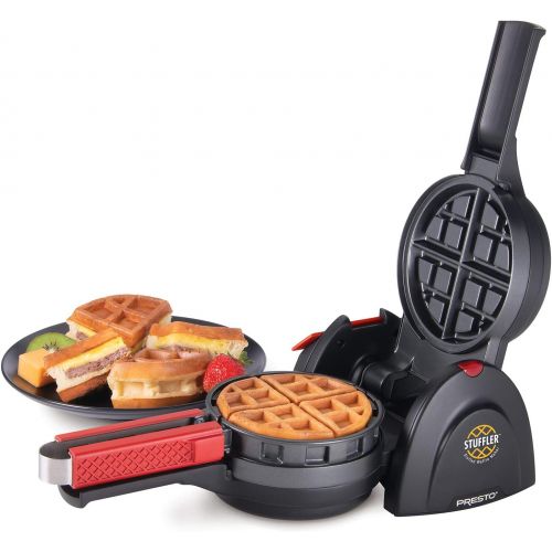  [아마존베스트]Presto 03512 Stuffler Stuffed Waffle Maker, Belgian, Style