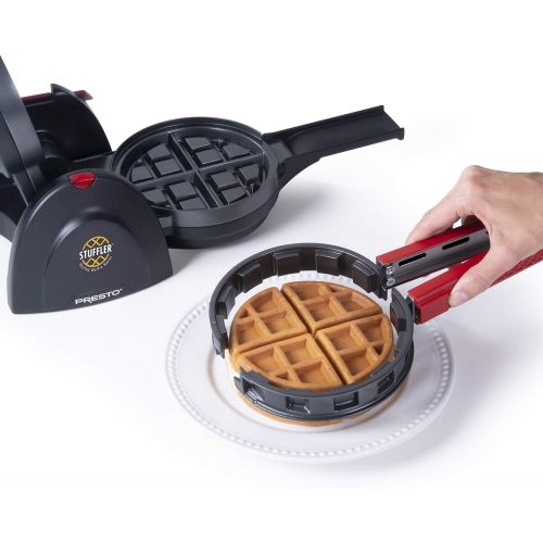  [아마존베스트]Presto 03512 Stuffler Stuffed Waffle Maker, Belgian, Style