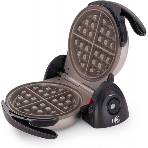  [아마존베스트]Presto 03510 Ceramic FlipSide Belgian Waffle Maker,Black