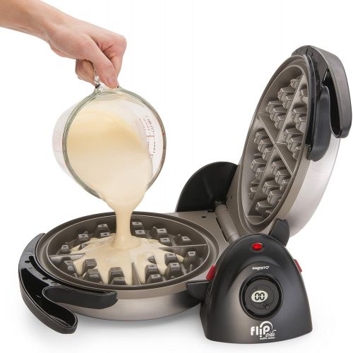  [아마존베스트]Presto 03510 Ceramic FlipSide Belgian Waffle Maker,Black