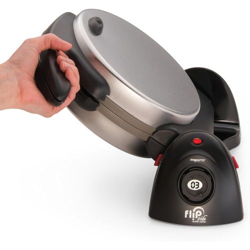  [아마존베스트]Presto 03510 Ceramic FlipSide Belgian Waffle Maker,Black