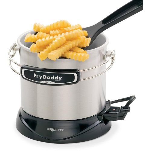  Presto Frydaddy Elite 4-cup Electric Deep Fryer Delicious Deep-fried Foods, Fast and Easy 8.125 X 9.0 X 7.5