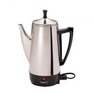 New Presto 12 Cup Stainless Steel Perk Brews Great Tasting Coffee Rich Hot And Fast Easy Cleaning