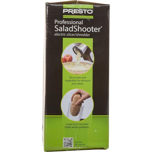  Presto 02970 Professional SaladShooter Electric SlicerShredder, Black