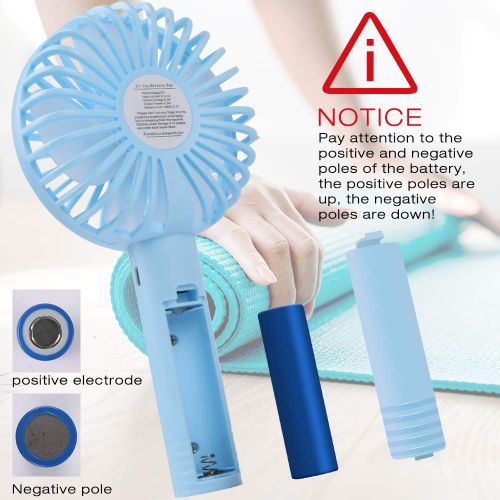  Pretty Diva Portable Air Conditioner Fan - PrettyDiva Mini Personal Space Evaporative Air Cooler Misting Fan, Small Desktop Air Conditioner Circulator Humidifier for Room Office - 9.5-inch