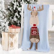 Prettybuy Baby Blanket Knit Deer Swaddling Sleeping Stroller Newborn Toddler Blankets Covers for Boys Girls Winter