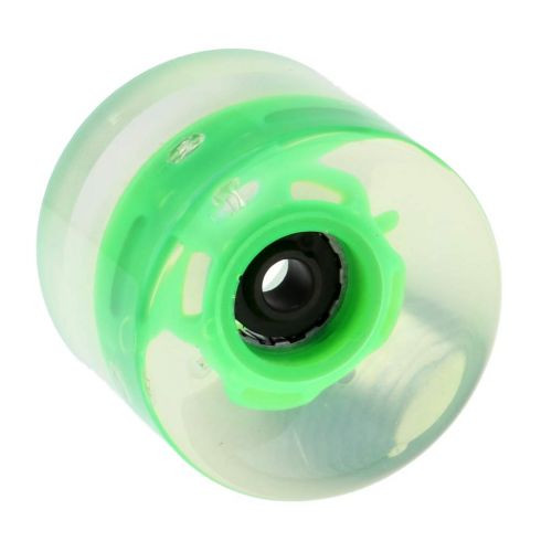  Prettyia 4pcs 60mm Light Up Flash Skateboard Longboard Wheels 78A with Bearing Core Glow at Night 5 Color