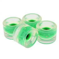 Prettyia 4PCS Light Up Longboard Wheels with 4pcs Magnetic Core Glow at The Night Cruiser Skateboarding Sliding Mountain Downhill Street