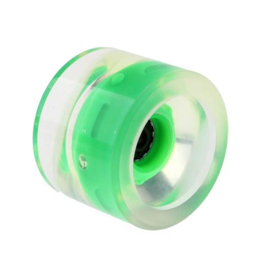  Prettyia 4PCS Light Up Longboard Wheels with 4pcs Magnetic Core Glow at The Night Cruiser Skateboarding Sliding Mountain Downhill Street