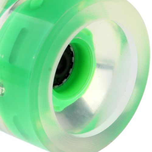  Prettyia 4PCS Light Up Longboard Wheels with 4pcs Magnetic Core Glow at The Night Cruiser Skateboarding Sliding Mountain Downhill Street