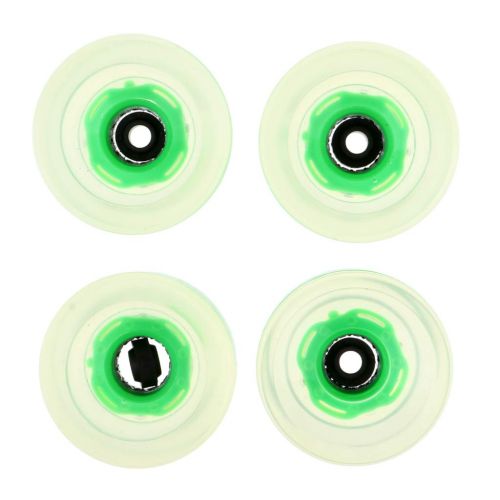  Prettyia 4PCS Light Up Longboard Wheels with 4pcs Magnetic Core Glow at The Night Cruiser Skateboarding Sliding Mountain Downhill Street