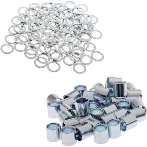  Prettyia 140pcs Hardware Set for Skateboard Longboard Truck Axle Bearing Accessories