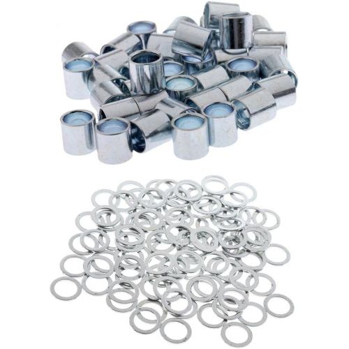  Prettyia 140pcs Hardware Set for Skateboard Longboard Truck Axle Bearing Accessories