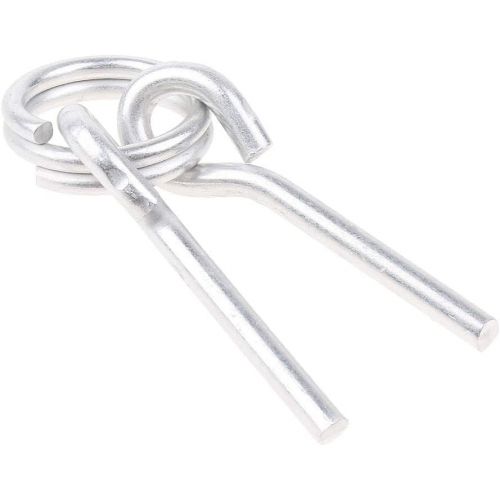  Prettyia Pole end Rings with 2 Pins - Aluminum Alloy fits Inside Tent Awning Poles