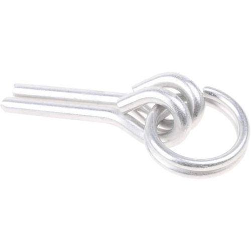  Prettyia Pole end Rings with 2 Pins - Aluminum Alloy fits Inside Tent Awning Poles