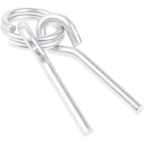  Prettyia Pole end Rings with 2 Pins - Aluminum Alloy fits Inside Tent Awning Poles