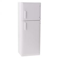 Prettyia White Wooden Refrigerator Fridge Freezer Dolls House Mini Decor 1/12 Scale