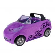 Prettyia Fashion Doll Travel Car Model Purple Doll Vehicle for Monster High Dolls Accessory