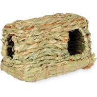 Prevue Hendryx 1096 Nature's Hideaway Grass Hut Toy, Small, 4 x 7 x 3.5