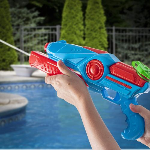  Prextex Pack of 4 Plastic Water Blaster Soaker Squirt Guns for Water Fighting Summer Pool Beach Toy for Kids