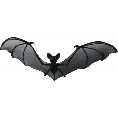  Prextex Halloween Decor Set of 3 Realistic Looking Spooky Nylon Hanging Bats for Best Halloween Decoration