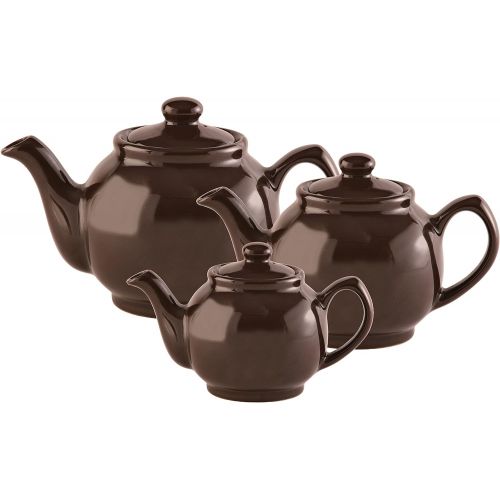  Price & Kensington, 10 Tassen Teekanne, Steingut, rockingham braun, klassisch