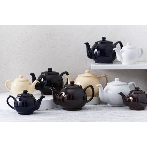  Price & Kensington - Teekanne mit Deckel - klassische englische Teekanne - Cream /Beige - 6 Tassen
