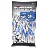 Pride Professional Tee System 3-14" Pack of 75 Golf Tees - White