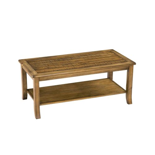  PrimaSleep PR18TB12D Wood Top Coffee Table, Easy Assembly