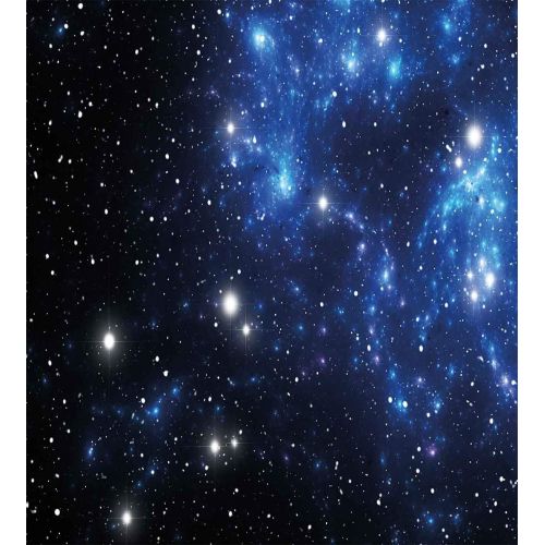  Prime Leader Full Bedding Sets for Boys, Outer Space Duvet Cover Set, Galaxy Stars in Space Celestial Astronomic Planets in The Universe Milky Way, Cosy House Collection 4 Piece Bedding Sets