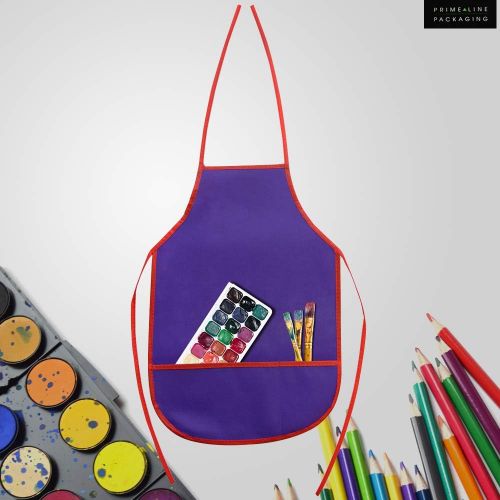  [아마존베스트]12 Pcs. Art Smocks for Toddlers, Childrens Painting Aprons with Pockets for Arts & Crafts, Cooking and DIY Projects Washable Age 2-7 yrs