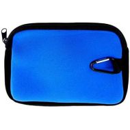 [아마존베스트]Prime Resources Accessory Pouch With Carabiner, Devices, Cameras, Cords - Blue Neoprene, LT3005