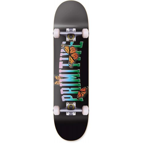  Primitive Skateboard Complete Collegiate Butterfly 7.3 (Mini) Assembly